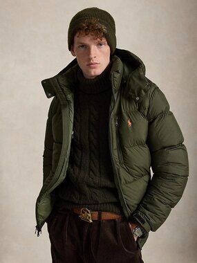 NEW Polo Ralph Lauren The Gorham Down Jacket - Company Olive Size XXLarge